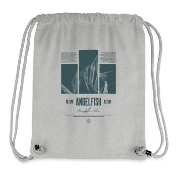 Altum Kaiserfisch Buntbarsch Aquarium Fischhalter - Stanley/Stella recycelter Gym Bag - Grau meliert - Vorne