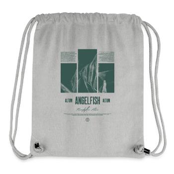 Altum Kaiserfisch Buntbarsch Aquarium Fischhalter - Stanley/Stella recycelter Gym Bag - Grau meliert - Vorne