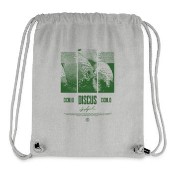 Diskusfisch Buntbarsch Aquarium Fischhalter - Stanley/Stella recycelter Gym Bag - Grau meliert - Vorne