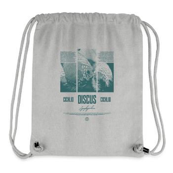 Diskusfisch Buntbarsch Aquarium Fischhalter - Stanley/Stella recycelter Gym Bag - Grau meliert - Vorne
