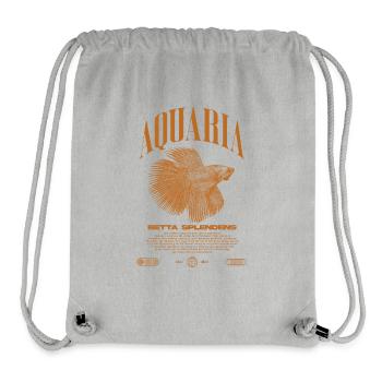 Betta Fish Keeper Moderne Streetwear - Stanley/Stella recycelter Gym Bag - Grau meliert - Vorne