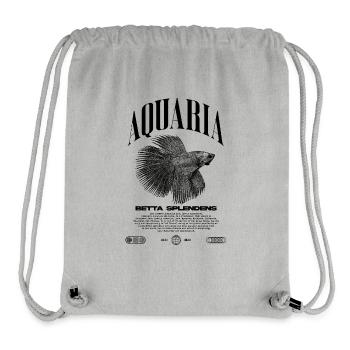 Betta Fish Keeper Moderne Streetwear - Stanley/Stella recycelter Gym Bag - Grau meliert - Vorne