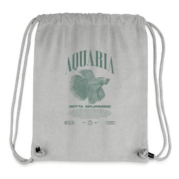 Betta Fish Keeper Moderne Streetwear - Stanley/Stella recycelter Gym Bag - Grau meliert - Vorne