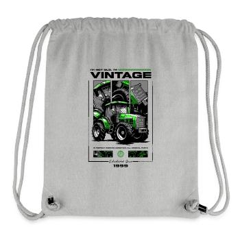 Vintage Traktor Bauer Geburtstag Jahrgang 1999 - Stanley/Stella recycelter Gym Bag - Grau meliert - Vorne