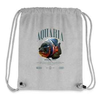 Oscar Fish Water Change Monster Fish - Stanley/Stella Recycled Gym Bag - heather grey - Front