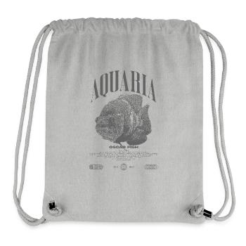 Oscar Fish Water Change Monster Fish - Stanley/Stella Recycled Gym Bag - heather grey - Front