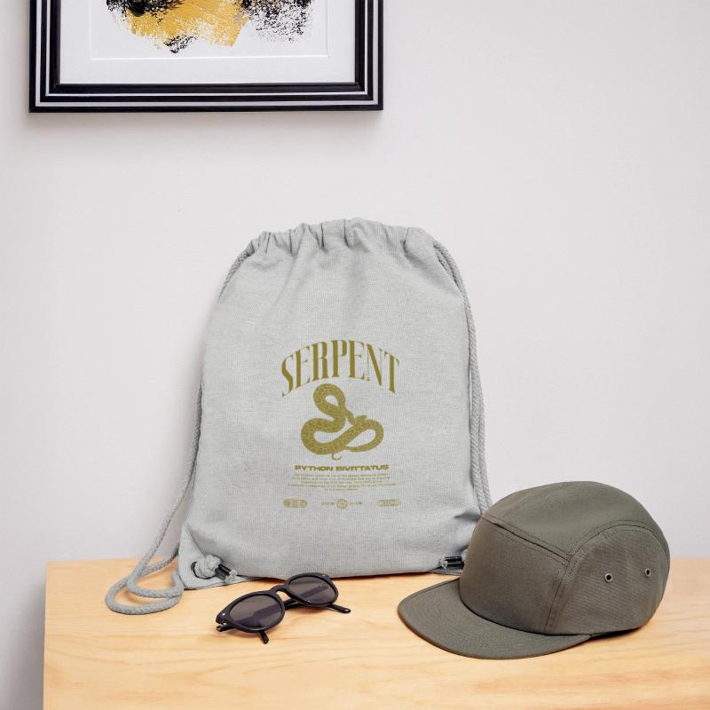 Burmese Python Modern Reptile Keeper Streetwear Stanley/Stella Recycled Gym Bag