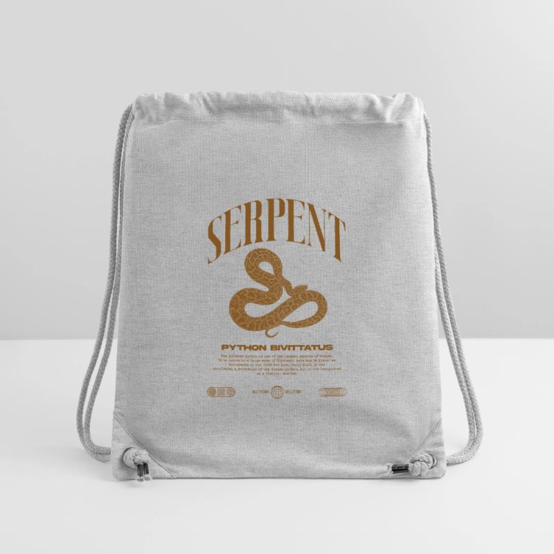 Burmese Python Modern Reptile Keeper Streetwear Stanley/Stella Recycled Gym Bag
