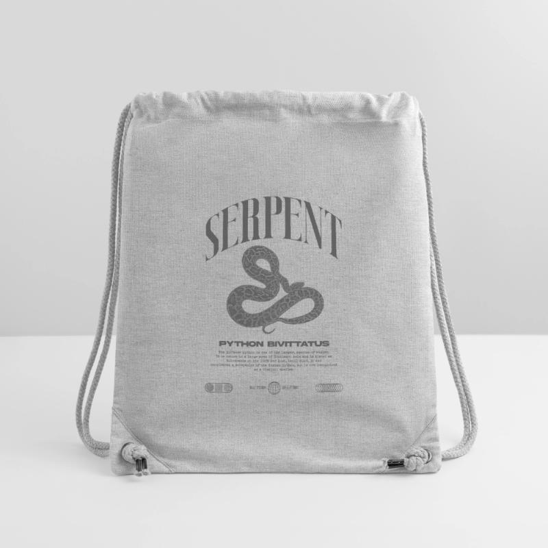 Burmese Python Modern Reptile Keeper Streetwear Stanley/Stella Recycled Gym Bag