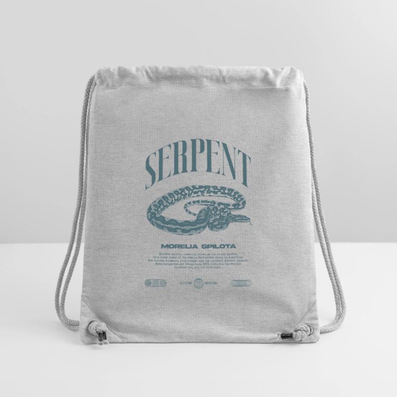 Carpet Python Modern Reptile Keeper Streetwear Stanley/Stella Recycled Gym Bag