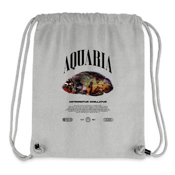 Oscar Fish Keeper Modern Streetwear - Stanley/Stella Recycled Gym Bag - heather grey - Front
