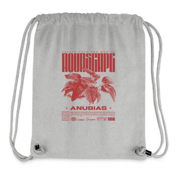 Aquascaping Anubias Aquatic Plant Fischhalter - Stanley/Stella recycelter Gym Bag - Grau meliert - Vorne