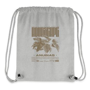 Aquascaping Anubias Aquatic Plant Fischhalter - Stanley/Stella recycelter Gym Bag - Grau meliert - Vorne