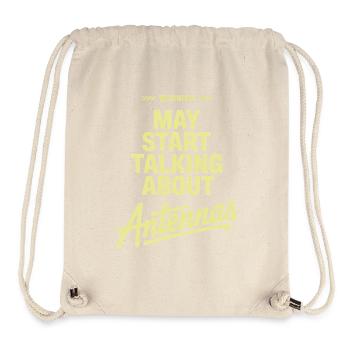 May Start Talking About Antennas - Stanley/Stella Recycled Gym Bag - natural - Front