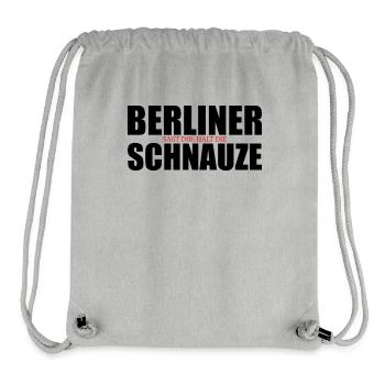 Berlin Souvenir Touristen Hauptstadt Metropole BLN - Stanley/Stella recycelter Gym Bag - Grau meliert - Vorne