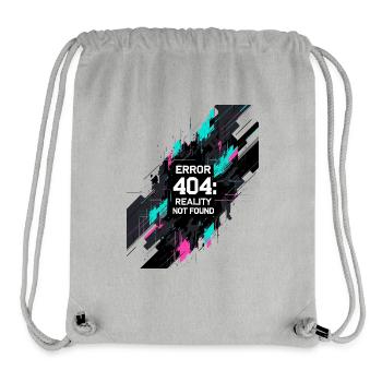 Error: Reality not found - Stanley/Stella Recycled Gym Bag - heather grey - Front