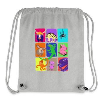 Pet Shop - Stanley/Stella Recycled Gym Bag - heather grey - Front