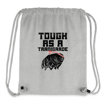 Strong as a Tardigrade – Microbiologist Humor - Stanley/Stella Recycled Gym Bag - heather grey - Front