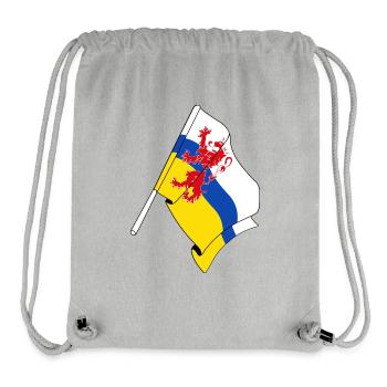 Flagge der Provinz Limburg - Stanley/Stella recycelter Gym Bag - Grau meliert - Vorne