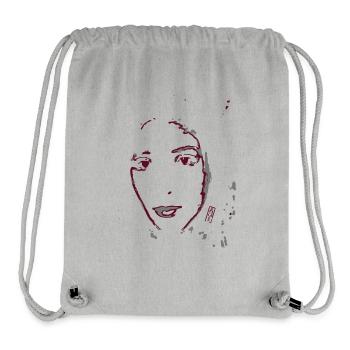 Anouk - Sac à cordon recyclé Stanley/Stella - gris chiné - Devant
