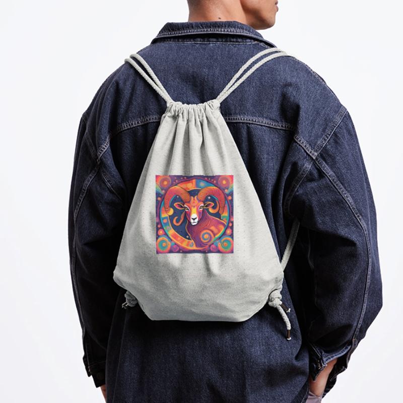 Widder Sternzeichen Astrologie Geschenk Stanley/Stella recycelter Gym Bag