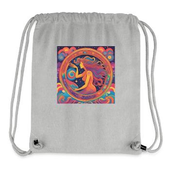 Virgo Birthday Celebration Gift - Stanley/Stella Recycled Gym Bag - heather grey - Front
