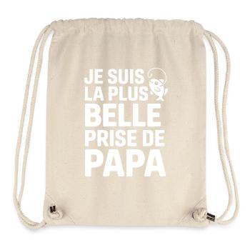 Berührende Botschaft für Papa - Stanley/Stella recycelter Gym Bag - Naturweiß - Vorne