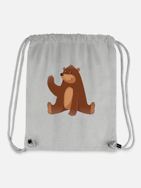 Bear - Stanley/Stella recycelter Gym Bag - Grau meliert
