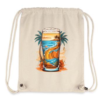 Beach Beer - Stanley/Stella Recycled Gym Bag - natural - Front