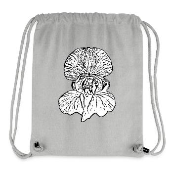 Cadeau pour la fête des mères : Idée de cadeau pour la fête des mères - Sac à cordon recyclé Stanley/Stella - gris chiné - Devant