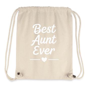 Best Aunt Ever - Stanley/Stella Recycled Gym Bag - natural - Front