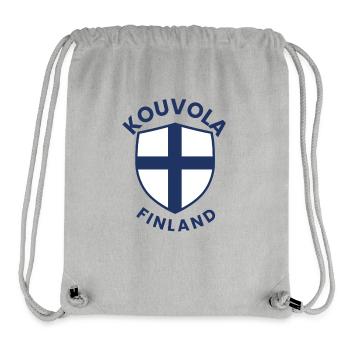 Kouvola Finnland-Schild-Logo - Stanley/Stella recycelter Gym Bag - Grau meliert - Vorne