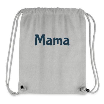 Mama - Stanley/Stella recycelter Gym Bag - Grau meliert - Vorne