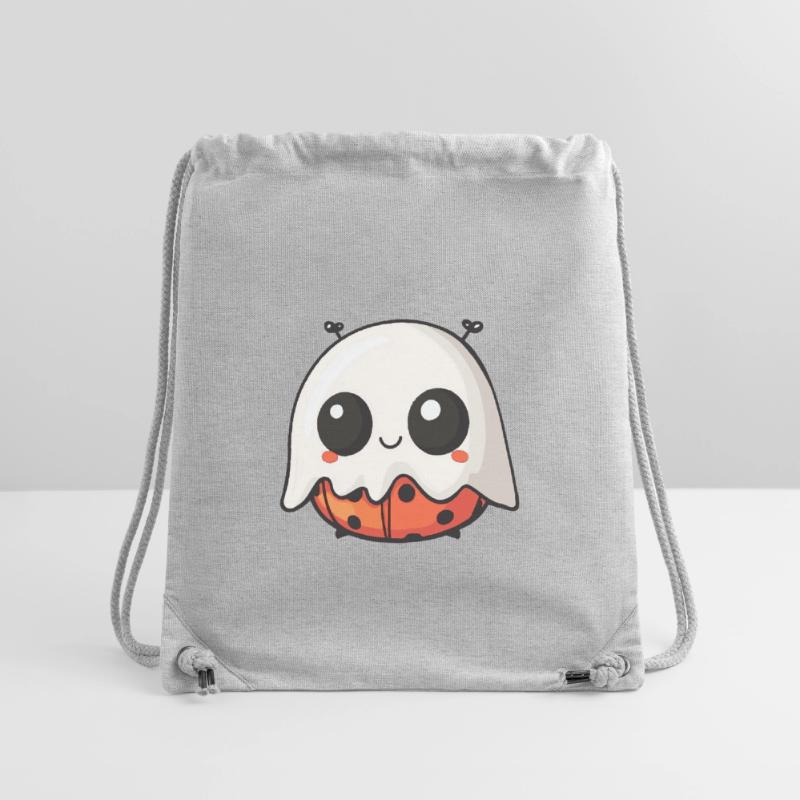 Ladybug Halloween Comic Ghost Stanley/Stella Recycled Gym Bag