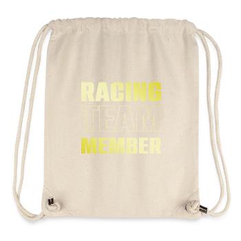Équipe de course - Sac à cordon recyclé Stanley/Stella - blanc naturel - Devant