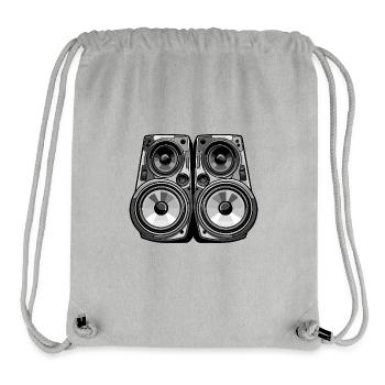 Music Boxing Party - Stanley/Stella Recycled Gym Bag - heather grey - Front