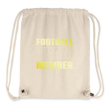 équipe de football - Sac à cordon recyclé Stanley/Stella - blanc naturel - Devant