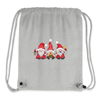 Festliche Zwerge - Stanley/Stella recycelter Gym Bag - Grau meliert - Vorne