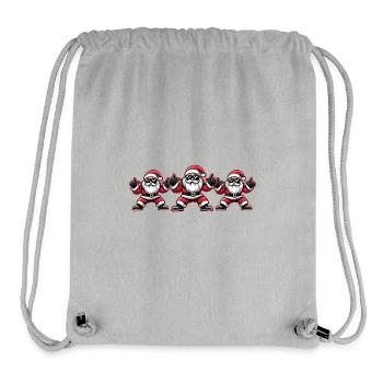 Santa Claus Party Team Christmas - Stanley/Stella Recycled Gym Bag - heather grey - Front