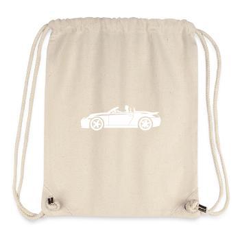 Voiture de sport - Sac à cordon recyclé Stanley/Stella - blanc naturel - Devant