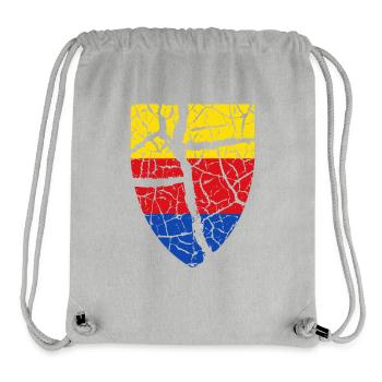 Nordholland Flagge im Wappen - Stanley/Stella recycelter Gym Bag - Grau meliert - Vorne
