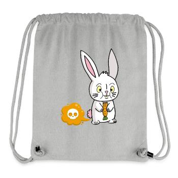 Ein Karottenfurz - Stanley/Stella recycelter Gym Bag - Grau meliert - Vorne