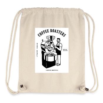 Vintage Kaffeeröster für Kaffee-Liebhaber  - Stanley/Stella recycelter Gym Bag - Naturweiß - Vorne