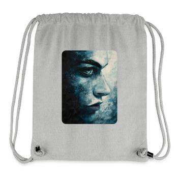 Der klare Blick - Stanley/Stella recycelter Gym Bag - Grau meliert - Vorne