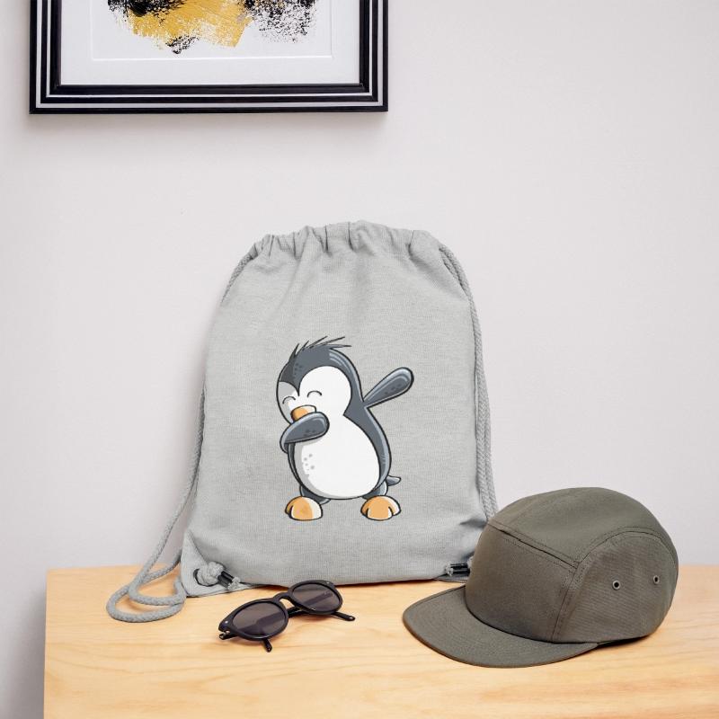 Dab Dance Penguin - Dabbing - Fun Comic - Gift Stanley/Stella Recycled Gym Bag