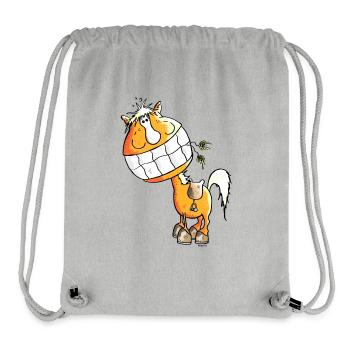 Strahlendes Pferd - Pferde - Stanley/Stella recycelter Gym Bag - Grau meliert - Vorne