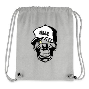 Halle Clown - Stanley/Stella recycelter Gym Bag - Grau meliert - Vorne