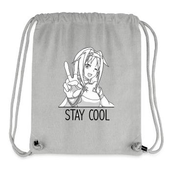 Vibe Anime Stay Cool - Stanley/Stella recycelter Gym Bag - Grau meliert - Vorne