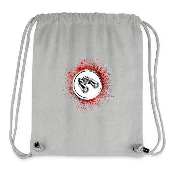 Binoculars Icon - Stanley/Stella Recycled Gym Bag - heather grey - Front