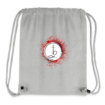 Bong Smoking Pipe - Stanley/Stella Recycled Gym Bag - heather grey - Front